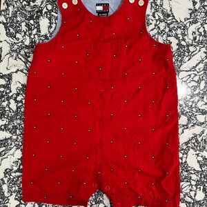 Tommy Hilfiger Red Baby Romper